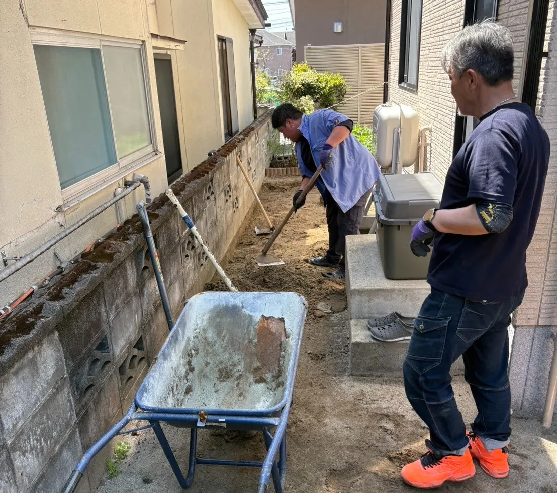 土間コンクリート基礎工事の大切さとは？<br>仕上がりを左右する外構工事の下地づくり。